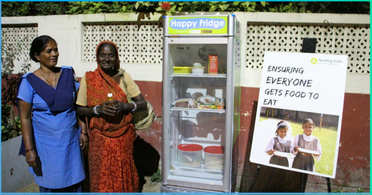 Say Goodbye To Throwing Away Excess Food Because Now You Can Donate The Food To The Needy - Happy Fridge