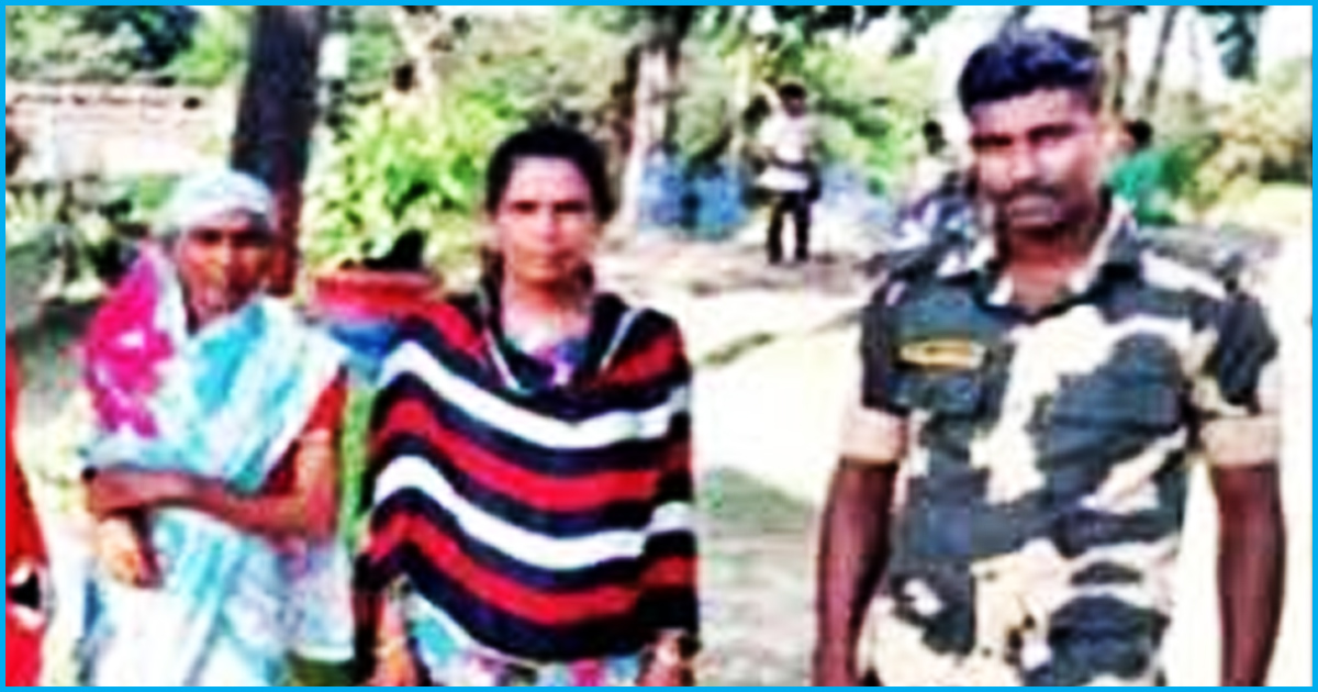 BSF Jawan & Social Media Help In Reuniting A Daughter With Her Mother Who Got Lost 2 Yrs Back