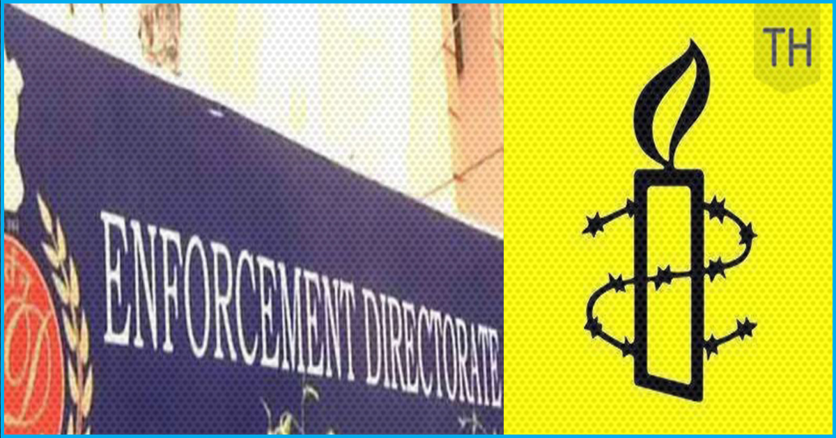 Bengaluru: Enforcement Directorate Raids Amnesty India’s Office, Organisation Claims Govt Trying To Silence Them
