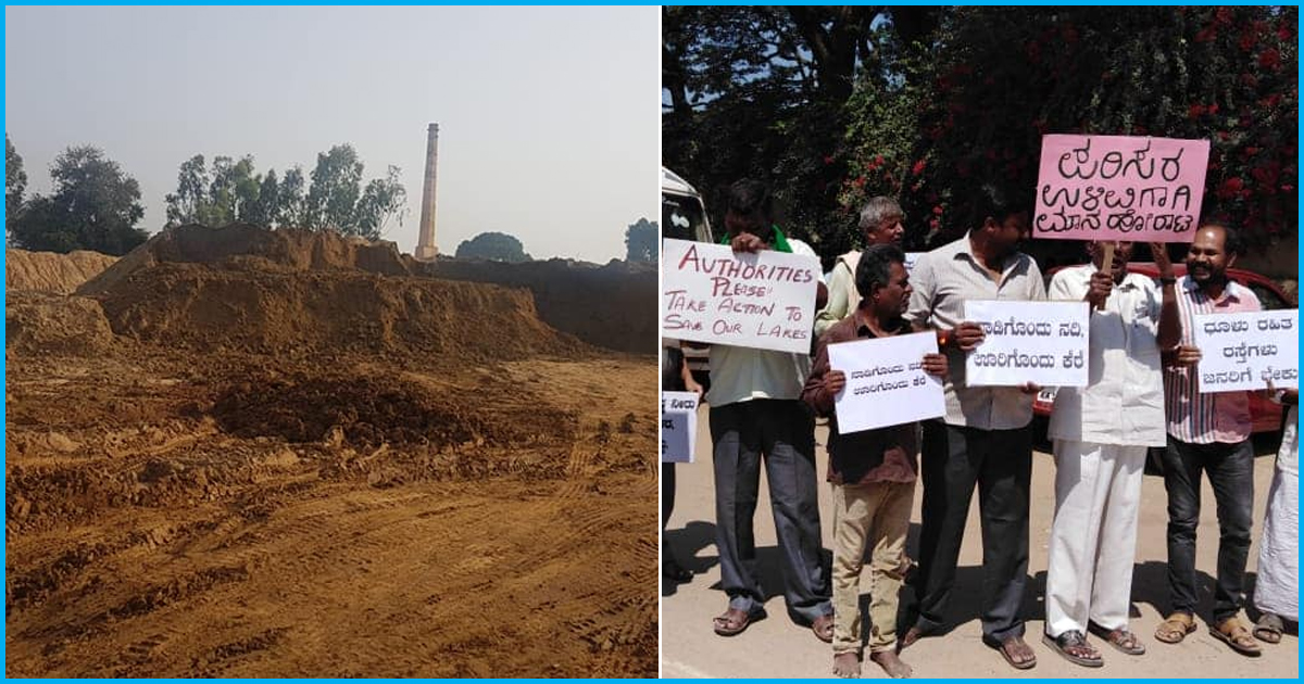 Bengaluru: Citizen Activists Protest Against Illegal Sand Mining At Doddakere Lake