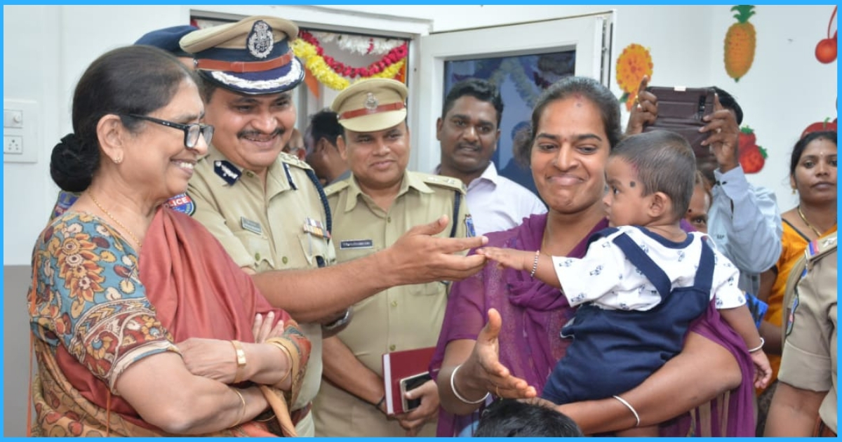 In Order To Facilitate Its Women Staff & Their Wards, This Telangana Police Station Gets Its Own Creche