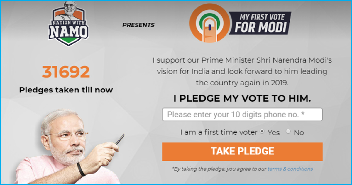 This Website Needs Your Personal Details For NaMo T-Shirts. Here’s Why Its Worrisome
