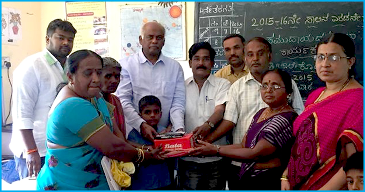 For 39 Yrs, This Retired ITI Officer Is Providing School Children With Books, Shoes, & Sweaters