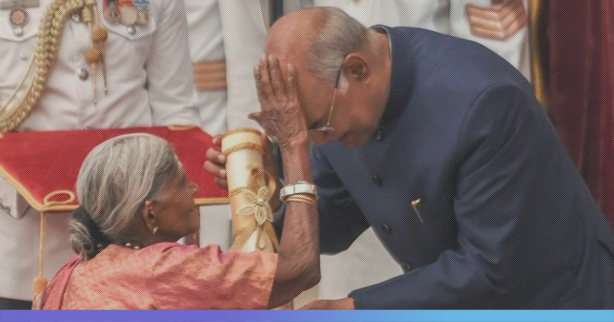 Awarded Padma Shri For Planting 8000 Trees In 80 Yrs, 106-Yr-Old Environmentalist Blesses President
