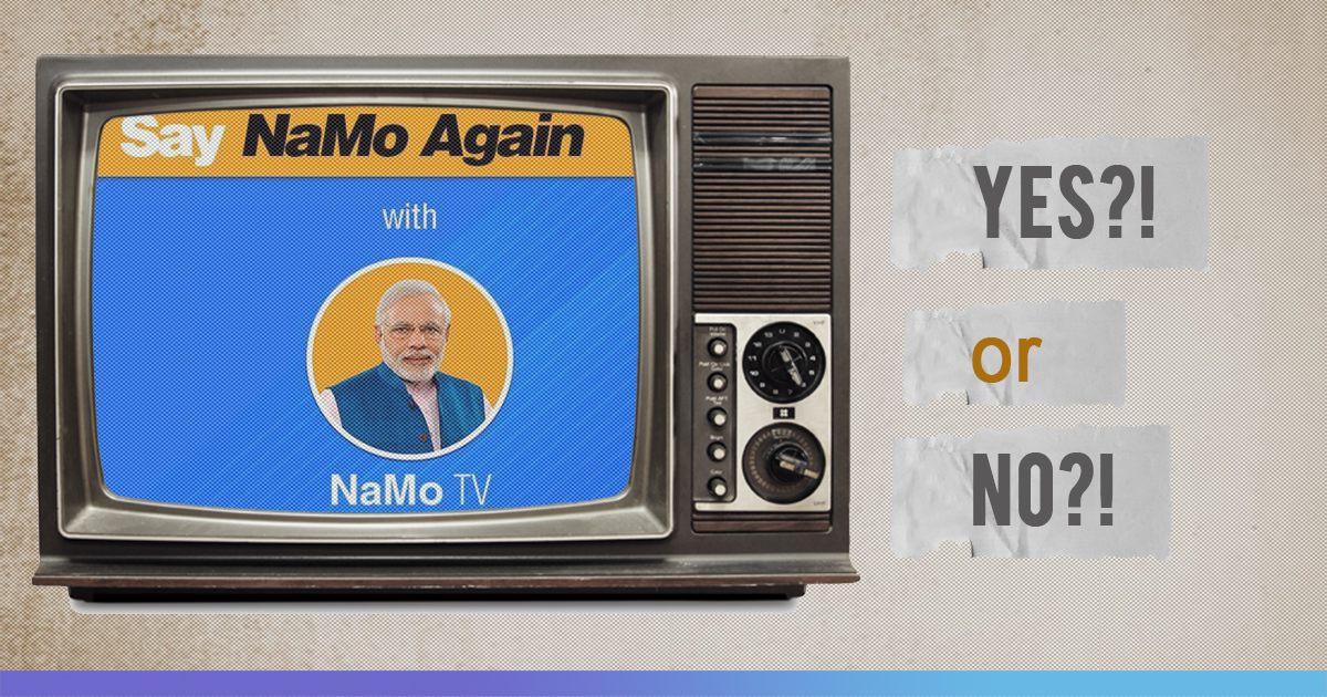 BJP Finally Admits Namo TV Is Run By Its IT Cell; Namo TV To Run As Of Now