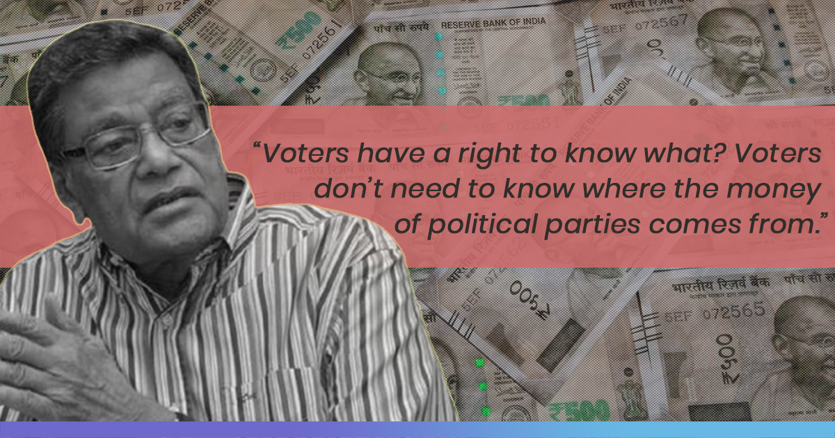 Not Voters Concern To Know Where Money Comes From In Politics Centre To SC On Electoral Bonds