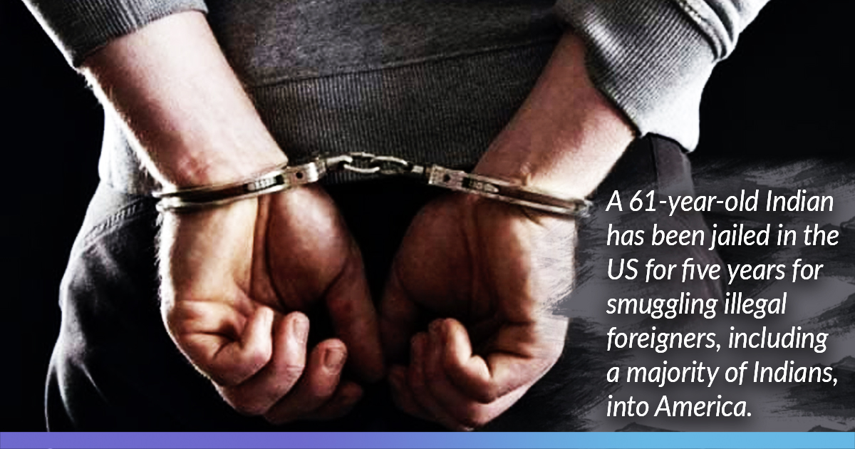 NRI Smuggled 400 Foreigners To US; Jailed For 5 Years