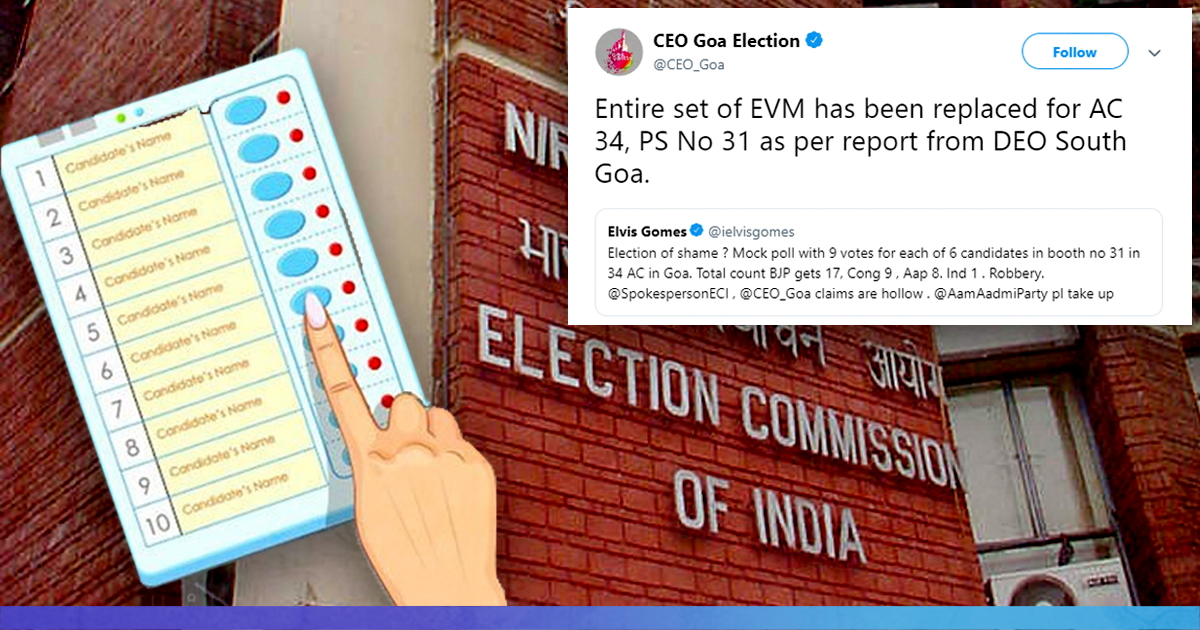 Extra Votes Credited To Congress, Not BJP During Mock Poll: Goa CEO