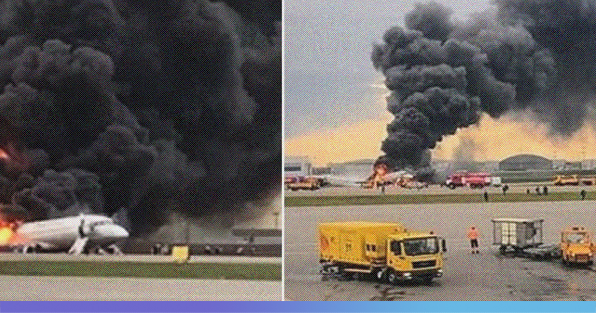 41 Killed, Including Two Children, As Russian Passenger Jet Crash-Landed At Moscow Airport