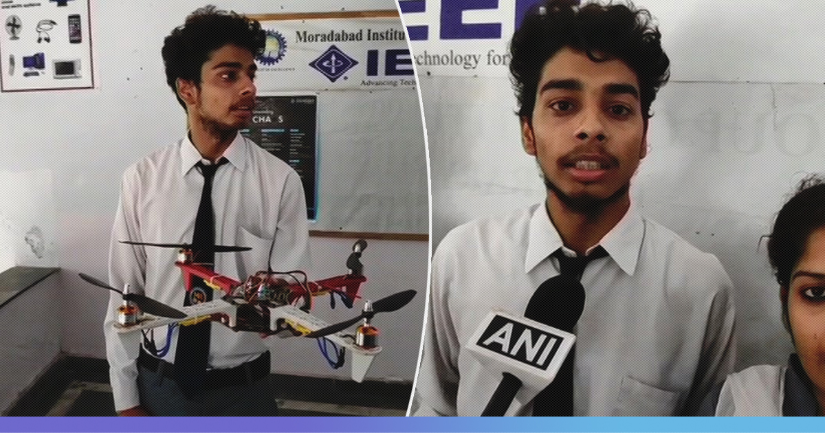 Students Of A Moradabad Engineering College Invent Sandal Drone System For Women’s Safety