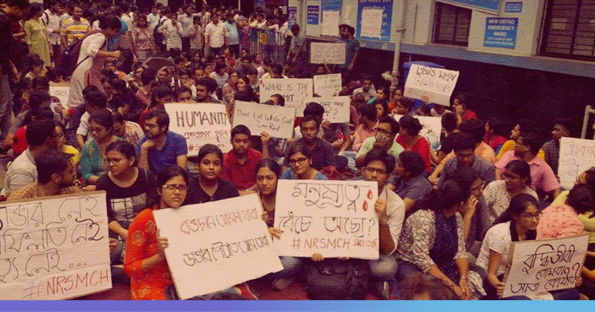 We Will Not Tolerate Harassment And Beating Anymore: Protesting Doctors In West Bengal
