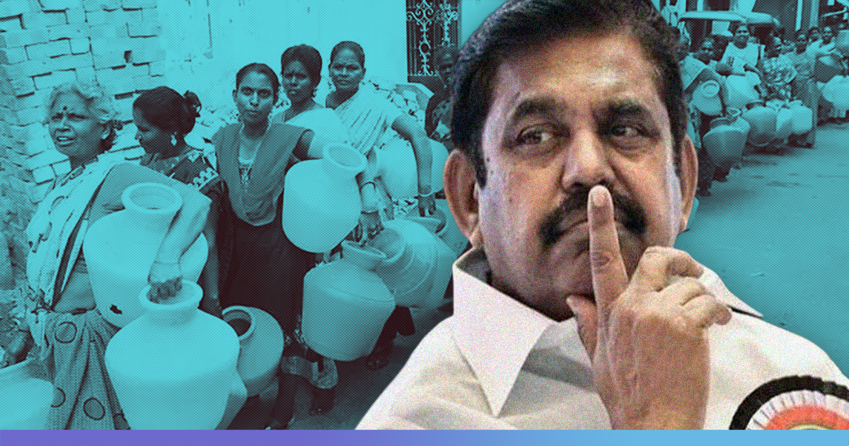 TN: CM Palaniswami Suggests That Media Is Exaggerating The Situation Of Water Crisis In The State