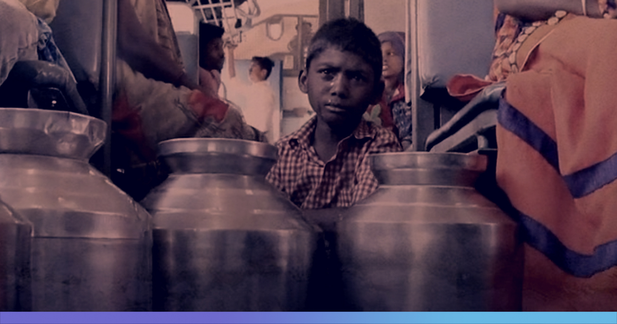 This 10-Yr-Old Boy Travels 14 Kilometers Daily Just To Get Two Cans Of Water