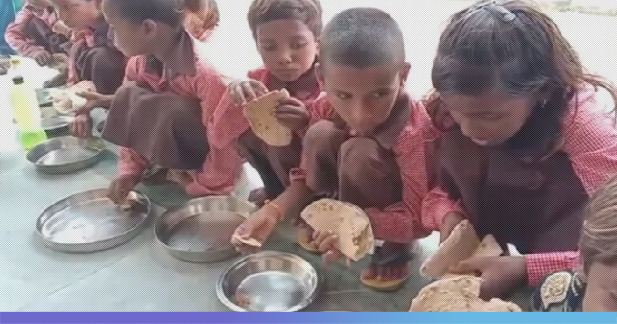 [Video] Namak-Roti Served As Midday Meal At Govt School In Uttar Pradesh
