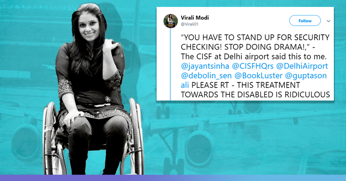 Stop The Drama, Woman On Wheelchair Told To Stand Up For Security Check At Delhi Airport