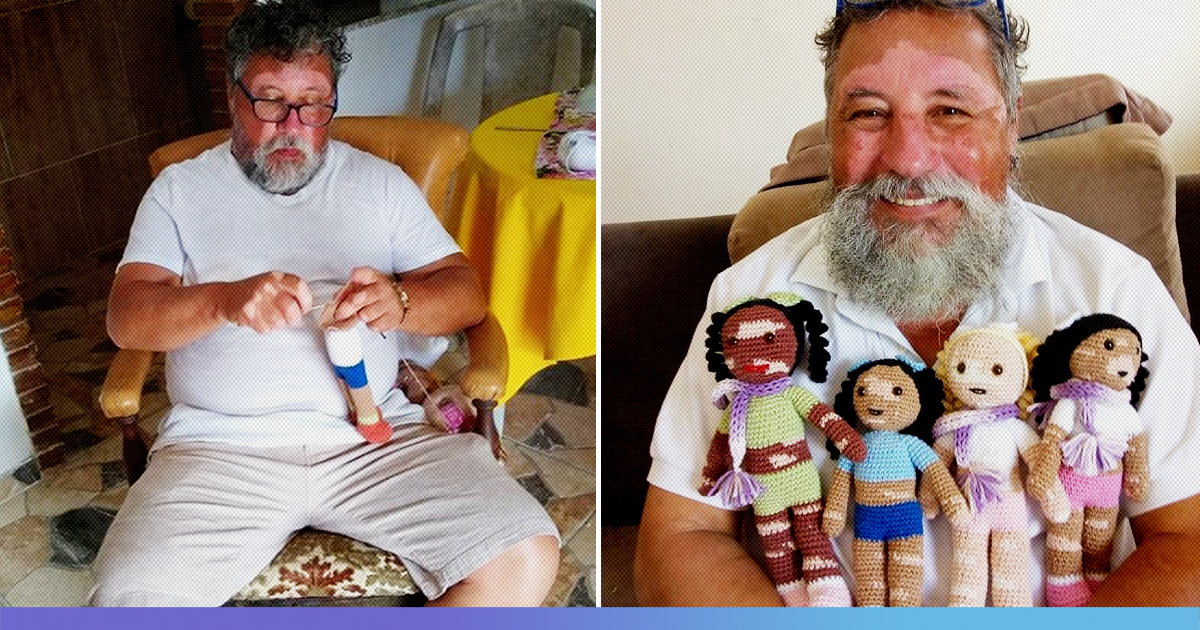 Brazilian Grandpa With Vitiligo Sews Dolls To Restore “Self-Esteem” Of Children Suffering From This Disease