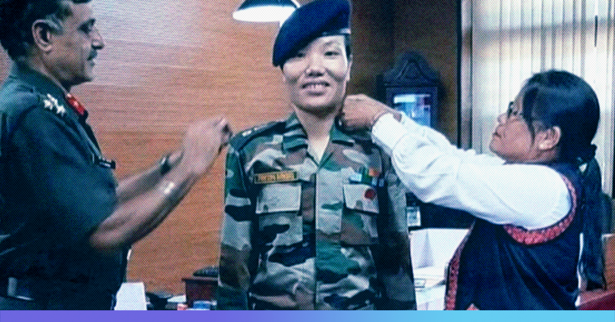Arunachals Ponung Doming Becomes First Woman Lieutenant Colonel From State