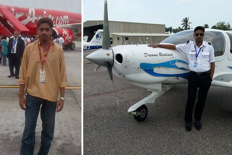 After 9 Years And 11 Failed Attempts Office Boy From Airasia Becomes Pilot