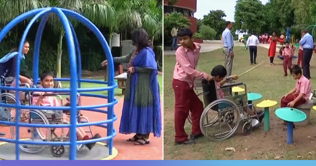 In A First, Haryana Gets A Park For Specially-Abled Children With Special Swings And Therapists