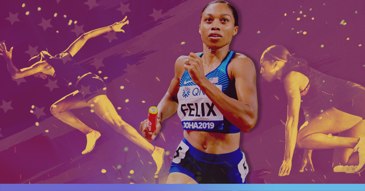 10 Months After Giving Birth, Sprinter Allyson Felix Breaks Usain Bolts Record At IAAF World Athletics Championship