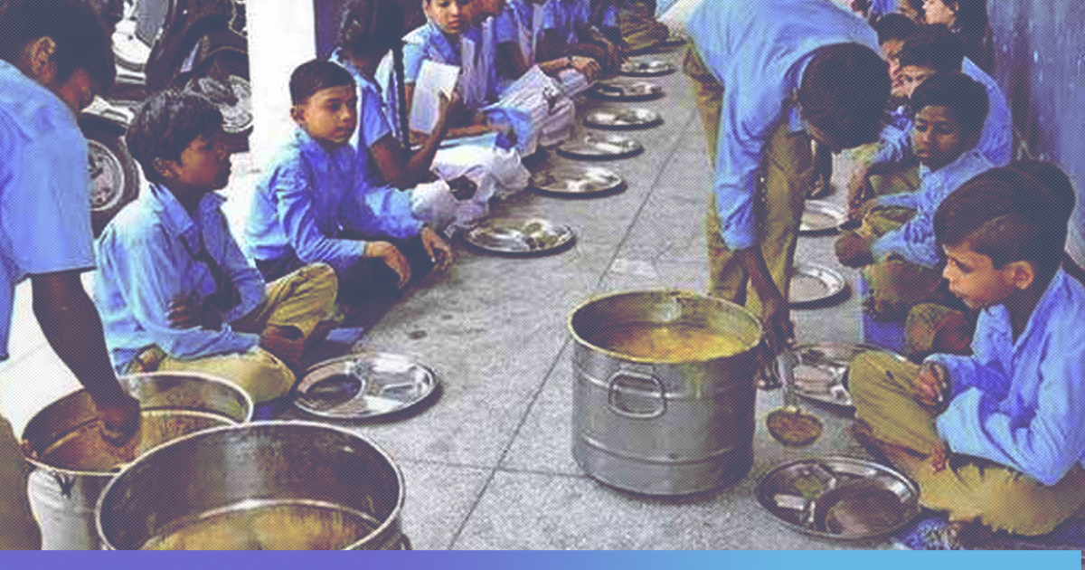Primary School Children Served Turmeric-Rice For Mid-Day Meal In Uttar Pradesh