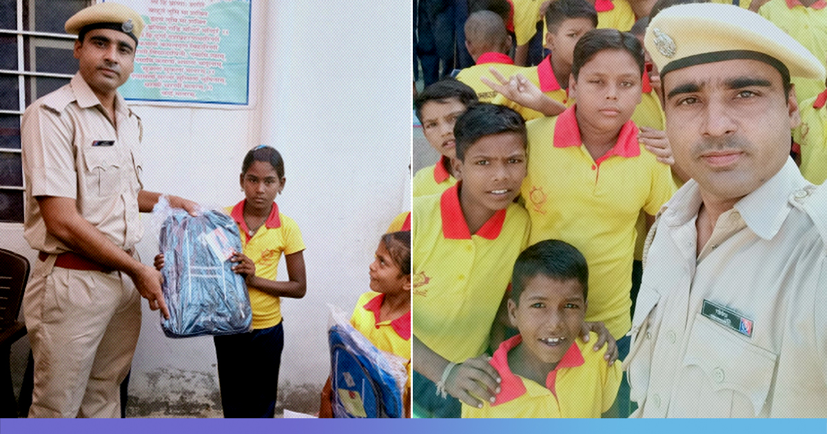 This Rajasthan Cop Is Going The Extra Mile To Educate Over 450 Homeless, Poor Kids
