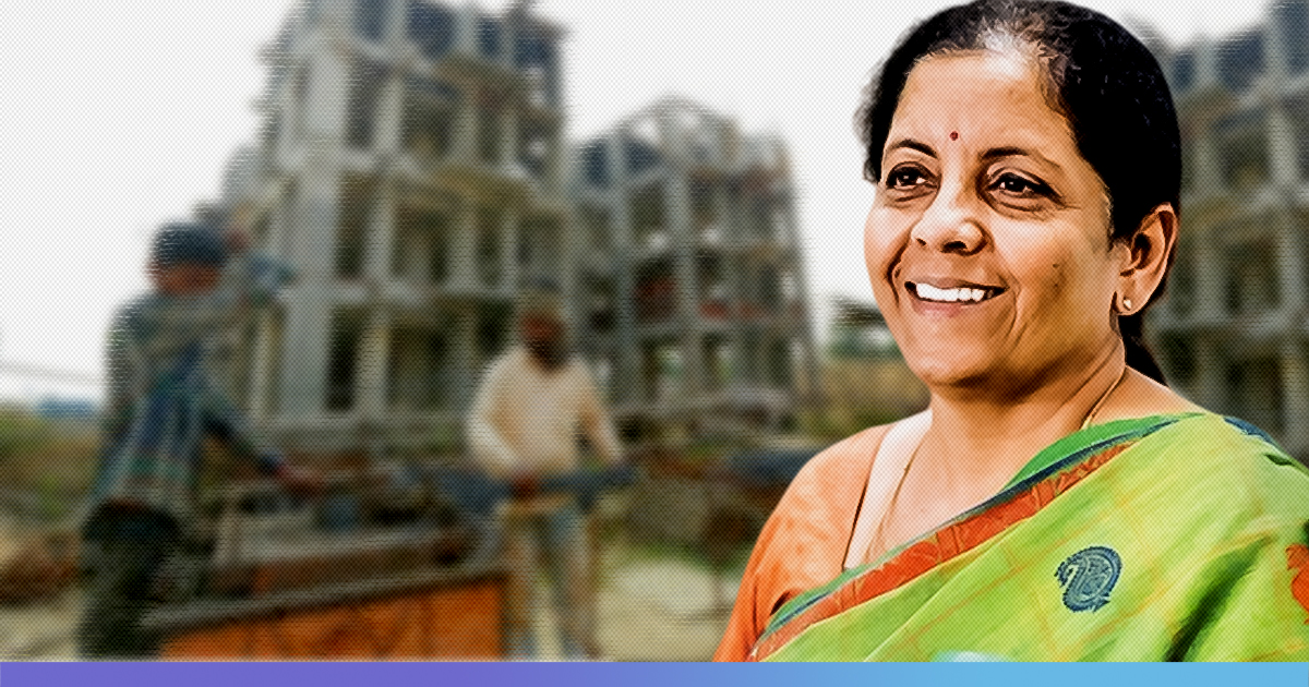 Nirmala Sitharaman Announced Rs 10,000 Cr For Unfinished Housing Projects