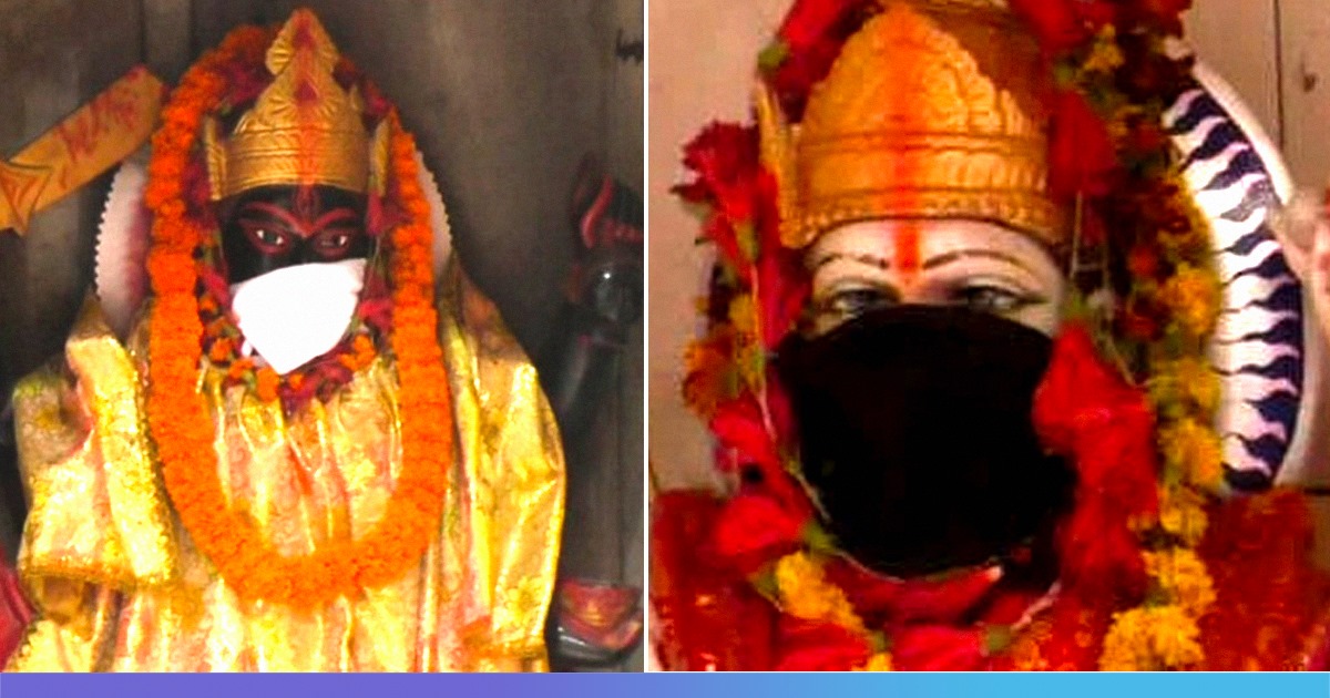 Anti-Pollution Masks For Idols In Varanasi Temples, Common Person Continues To Choke In Polluted Air
