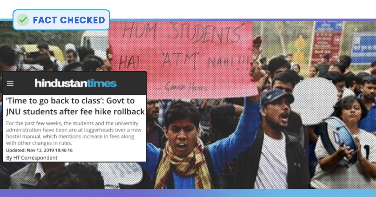 Fact Check: Whether Price Hike Rollback Of JNU Is Indeed A Major One?