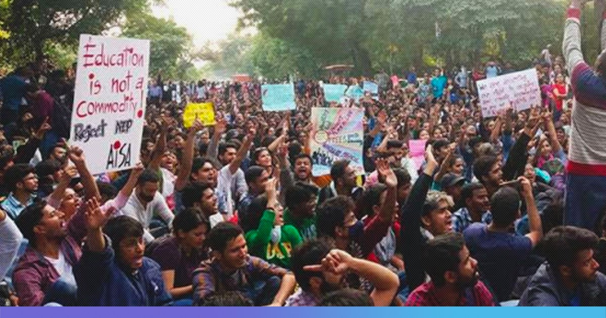 From JNU To IIT, Students Across Universities Mobilise To Fight Against Privatisation Of Education