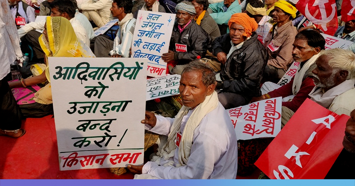 Delhi: Hundreds Of Adivasis Stage Protest For Their Legal Right To ‘Jal, Jungle, Zameen’