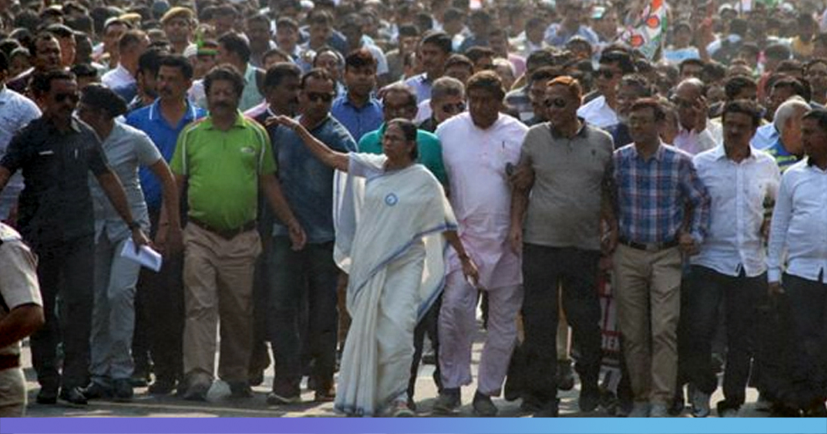 Mamata Banerjee Leads Mega Protest Rally; Says Will Never Allow NRC, CAA In Bengal