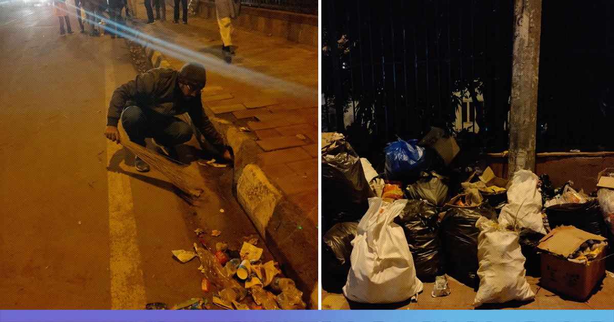 Watch | Jamia Students Clean Up Streets After Protest, Follow PM Modis Swachh Bharat Mission