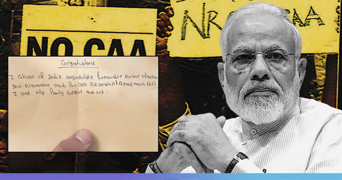 Gujarat: Parents Protest After School Asks Students To Write Pro-CAA Postcards To PM