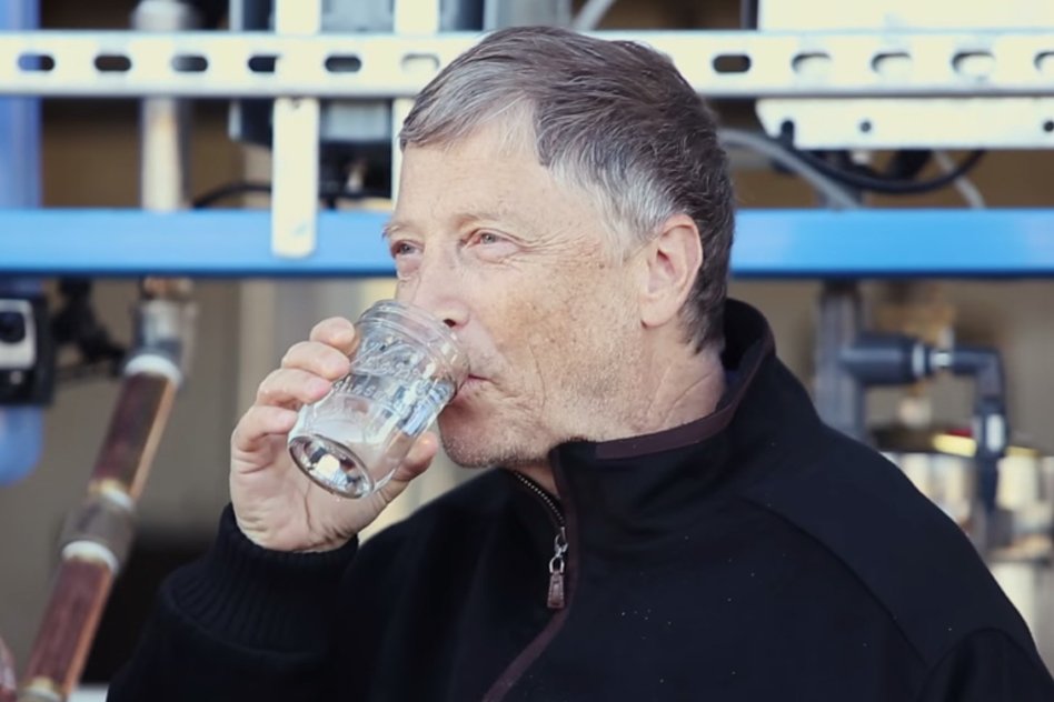 Drinking water from human poop? Yes, Bill Gates makes it a reality!