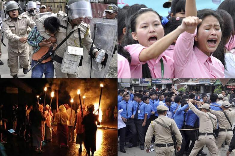 After Four Days of Curfew & Widespread Protests, Imphal Valley Still Tensed