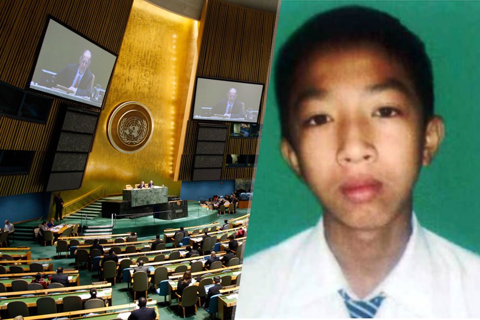 14 -Year-Old Boy From Manipur to Represent North Eastern India At The UN Assembly.