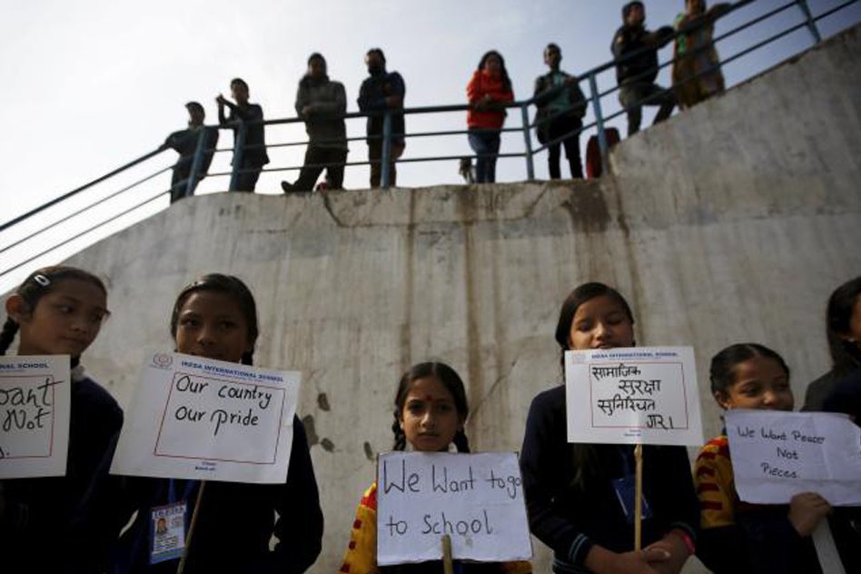 Unicef: Nepal Blockade Puts 30 Lakh Children At Risk