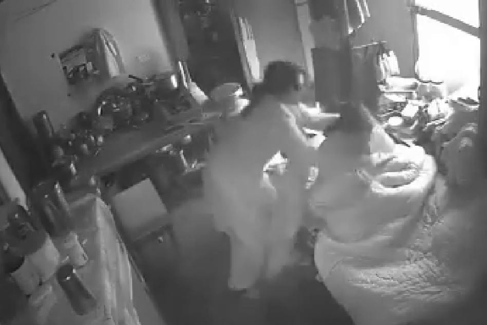 CCTV Footage: Lady Attempting To Kill Her 70-Year-Old Mother-In-Law