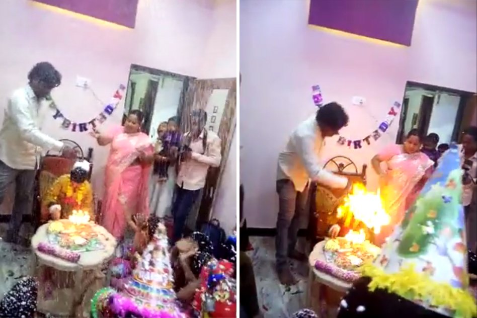 Video: Avoid Using Sprays During Birthday Celebrations, It May Result Into Such Horrific Accidents
