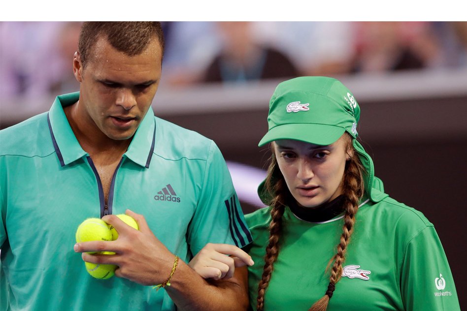 Heart-Warming Video: Jo-Wilfried Tsonga Stops His Game To Help An Injured Ball-Girl