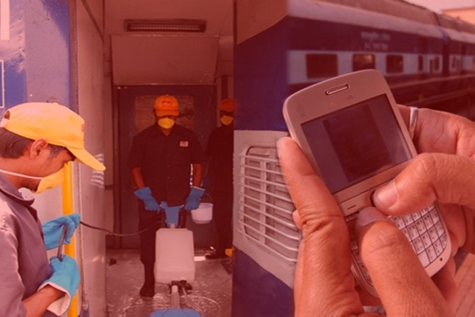 Indian Railways: You Can Now Get The Coaches Cleaned Using Your Mobile Phone