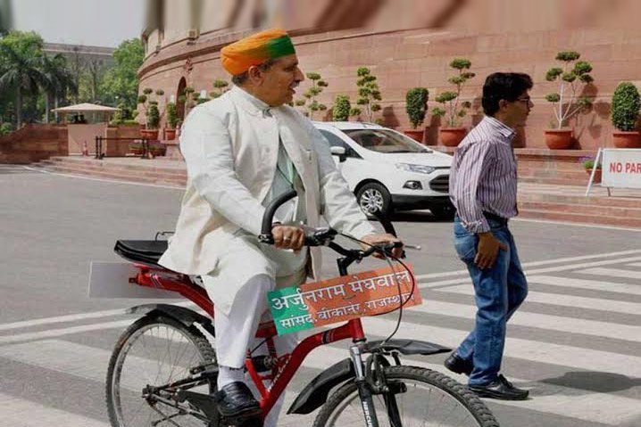 Two Time MP, Former IAS Officer Who Travels To Parliament On His Bicycle
