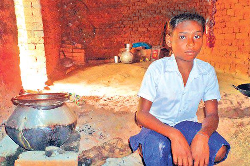 The Story Of An Orphan Who Sells Firewood For Her Survival But Never Misses A Day At School