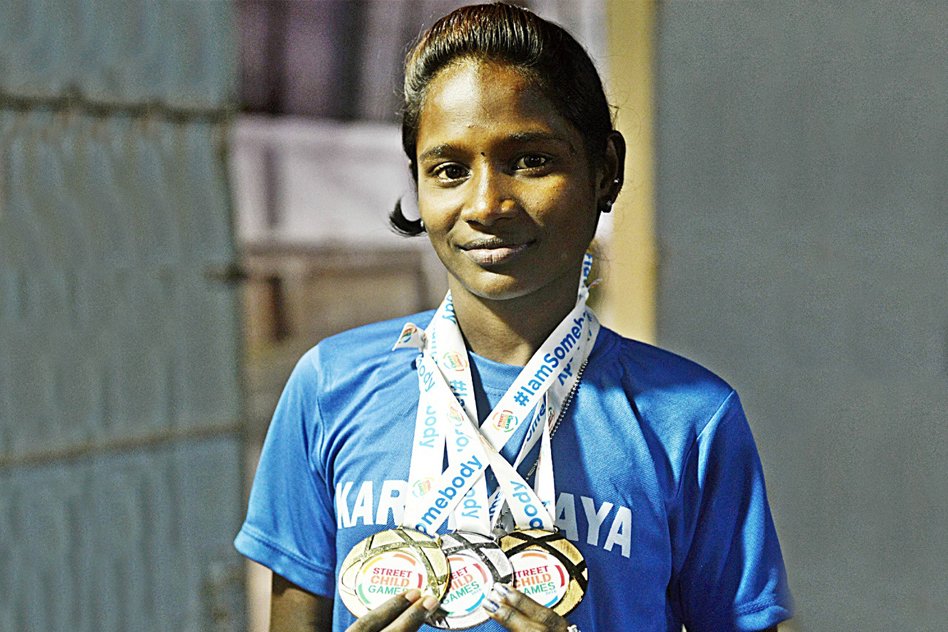 A Flower Sellers Girl From Chennai Wins Gold At World Street Games In Brazil