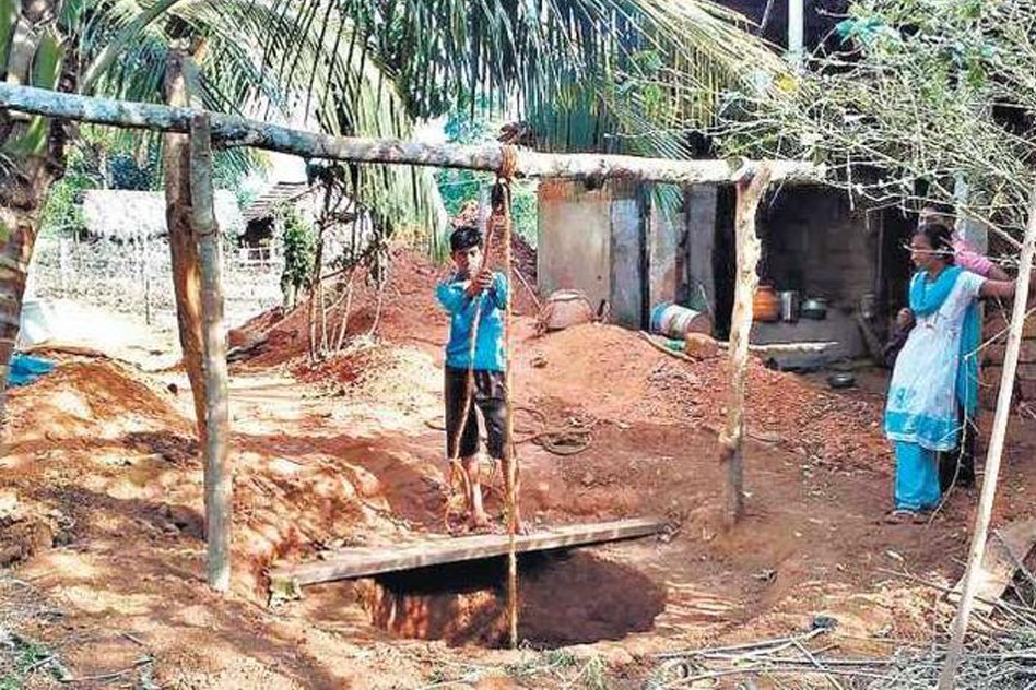 Karnataka: A 17-Year-Old Boy Single-Handedly Digs A 55-Foot-Deep Well For His Mother