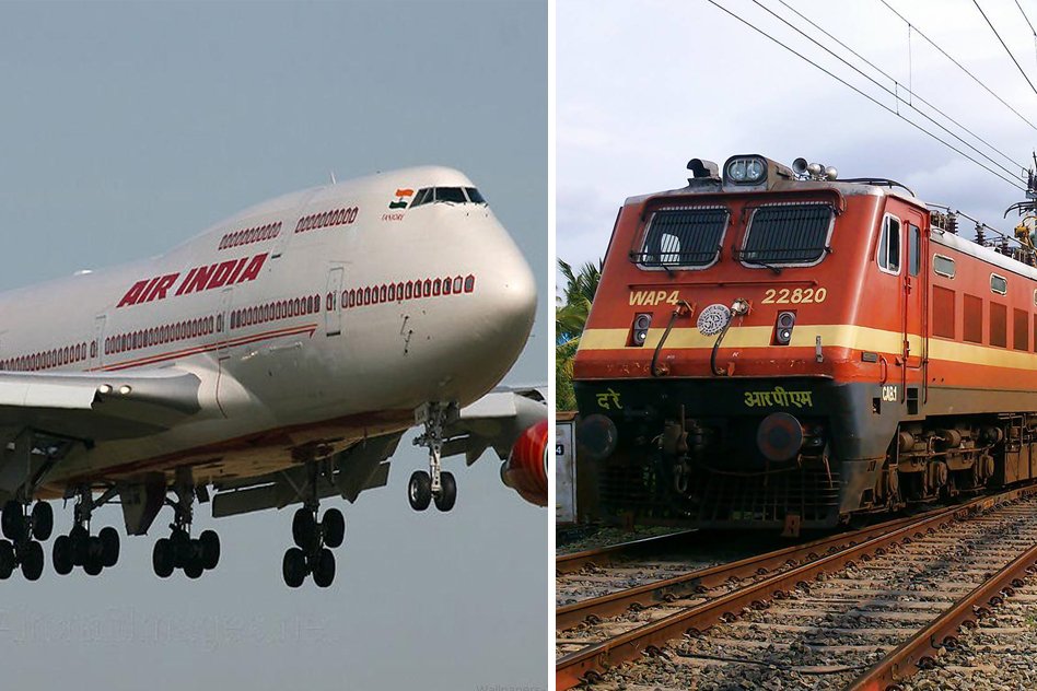 Government Of India Needs To Privatise Air India Instead Of The Railways, Know Why