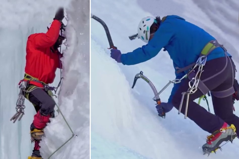 [Video] Two Men Conquer All Odds And Complete Indias First Ever Frozen Waterfall Climb