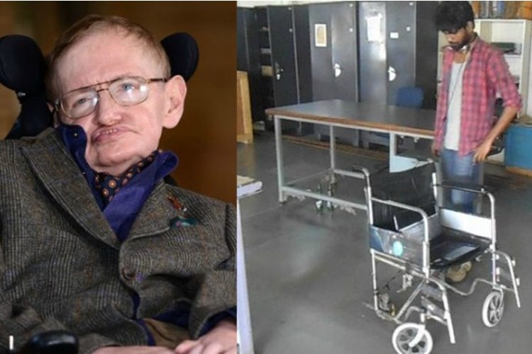 To Help His Grandfather, Student From Bihar Invents Wheelchair Similar To Stephen Hawkings