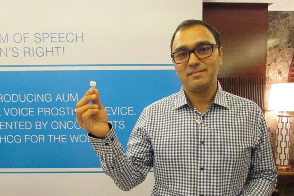 Indian Doctor Invents A Device Of Rs 50 That Gives Voice To Throat Cancer Patients